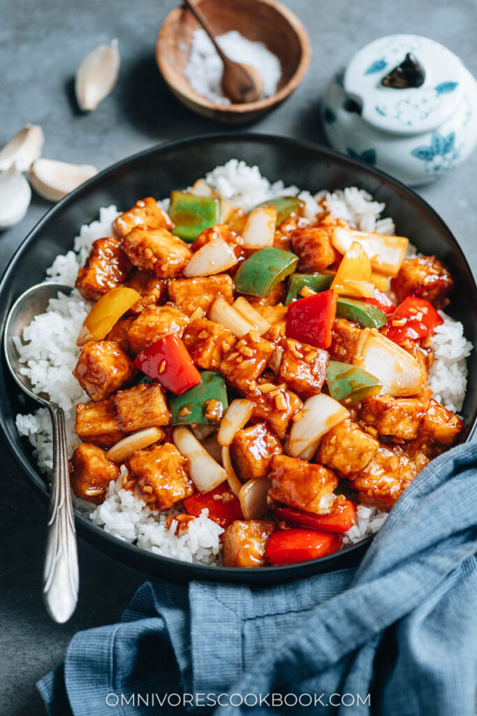 Sweet And Sour Tofu (糖醋豆腐) - Omnivore's Cookbook