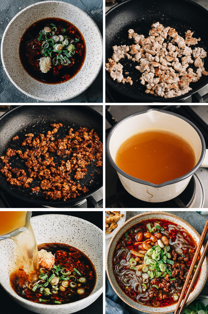 Suan La Fen (Hot and Sour Noodle Soup, 酸辣粉) - Omnivore's Cookbook