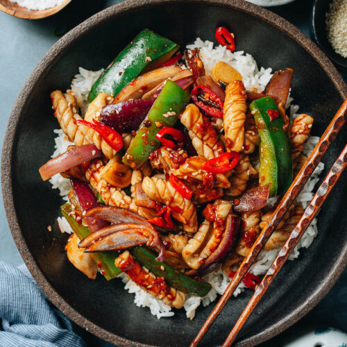 Spicy Squid Stir Fry (爆炒鱿鱼) Omnivore's Cookbook