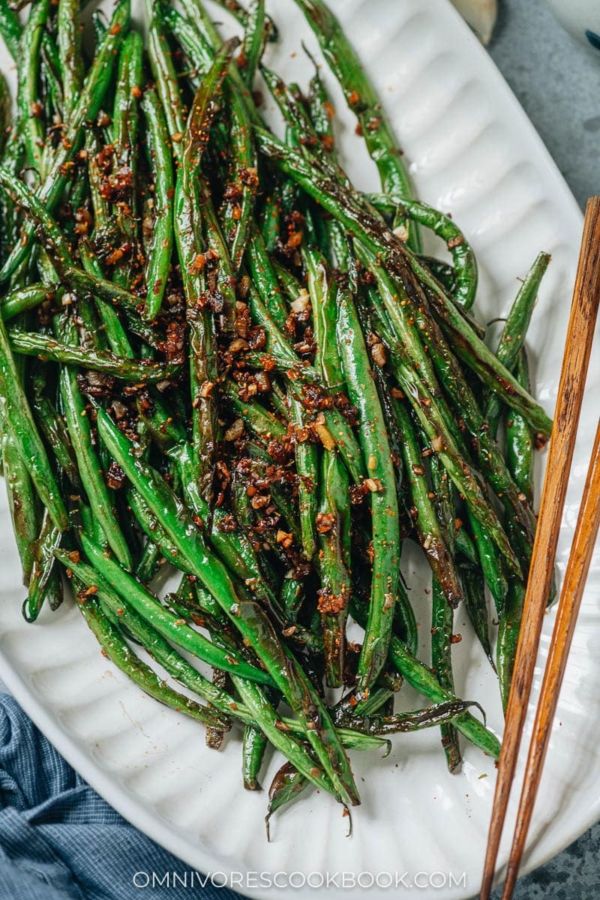 Chinese Garlic Green Beans - Omnivore's Cookbook