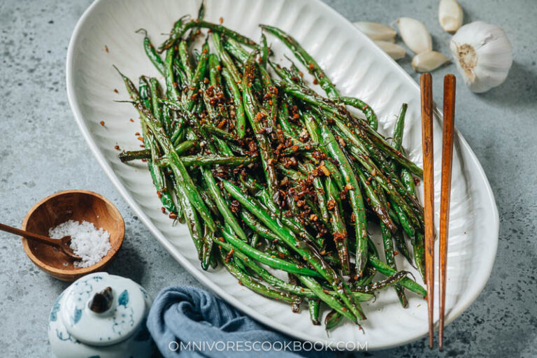 Chinese Garlic Green Beans Omnivore's Cookbook