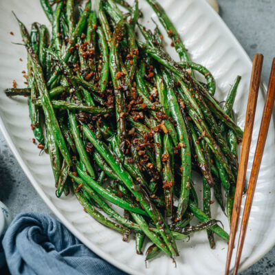Chinese Garlic Green Beans - Omnivore's Cookbook