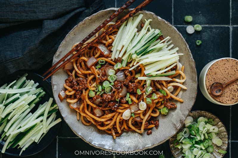 Zha Jiang Mian Old Beijing Fried Sauce Noodle Recipe