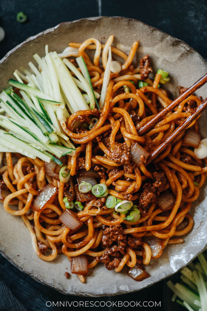 Zha Jiang Mian Old Beijing Fried Sauce Noodle Omnivore s Cookbook zha-jiang-mian-old-beijing-fried-sauce-noodle-omnivore-s-cookbook
