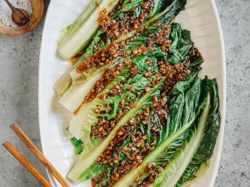 Cantonese Lettuce with Oyster Sauce (蚝油生菜)