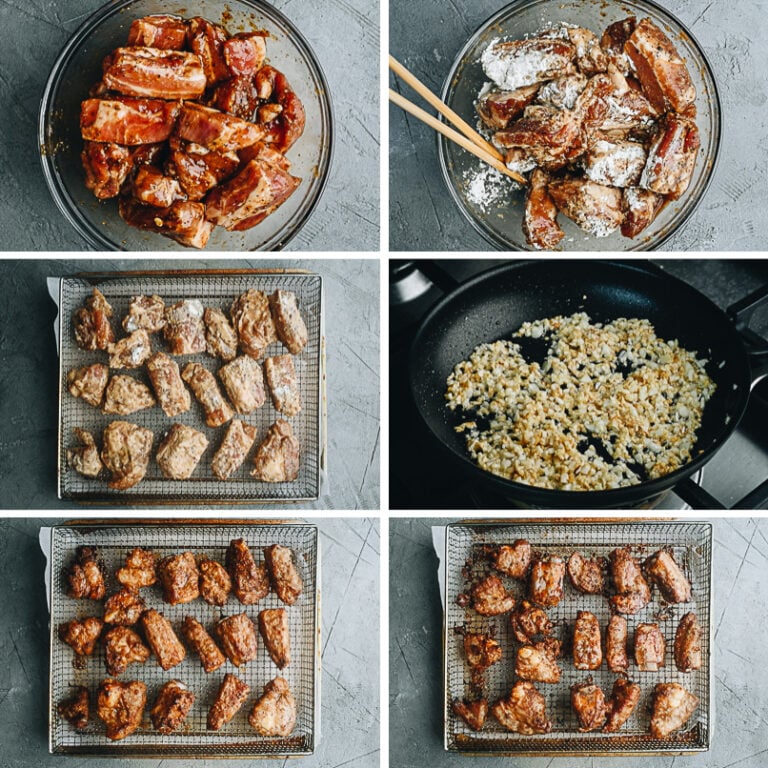 Air Fryer Garlic Ribs (蒜香排骨) Omnivore's Cookbook