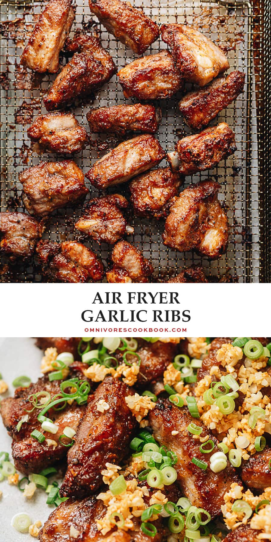 Air Fryer Garlic Ribs (蒜香排骨) Omnivore's Cookbook