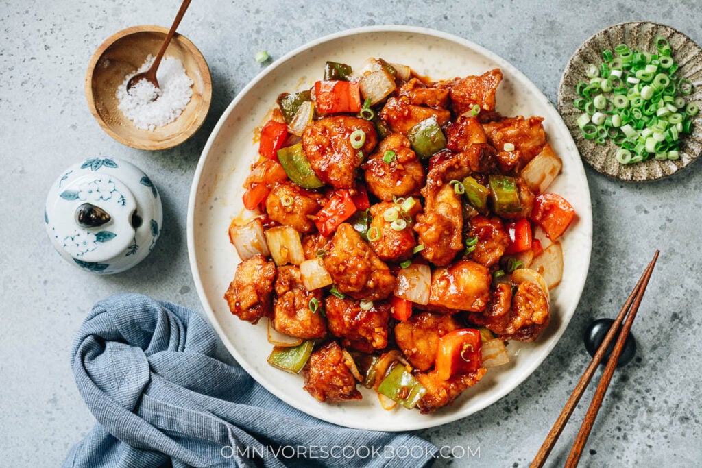 Air Fryer Sweet and Sour Chicken Omnivore's Cookbook