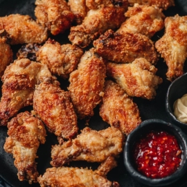 Air fried Chinese chicken wings