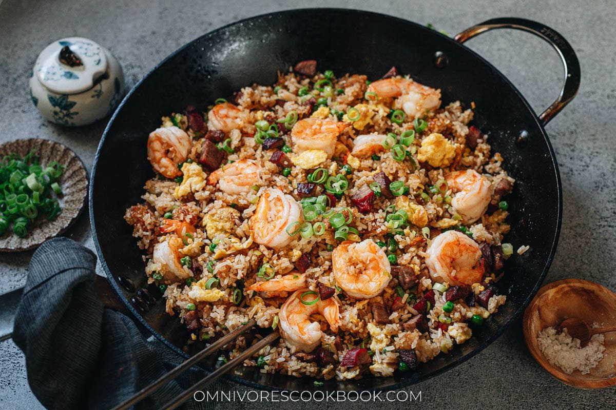 Yang Zhou Fried Rice (扬州炒饭) Omnivore's Cookbook