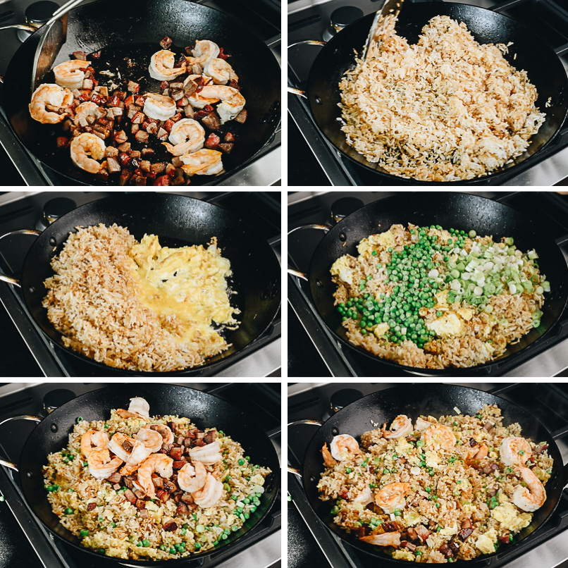 How to make Yang Zhou fried rice step-by-step