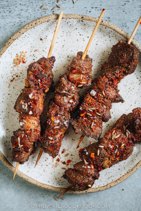 Air fryer Lamb Skewers (羊肉串儿) Omnivore's Cookbook