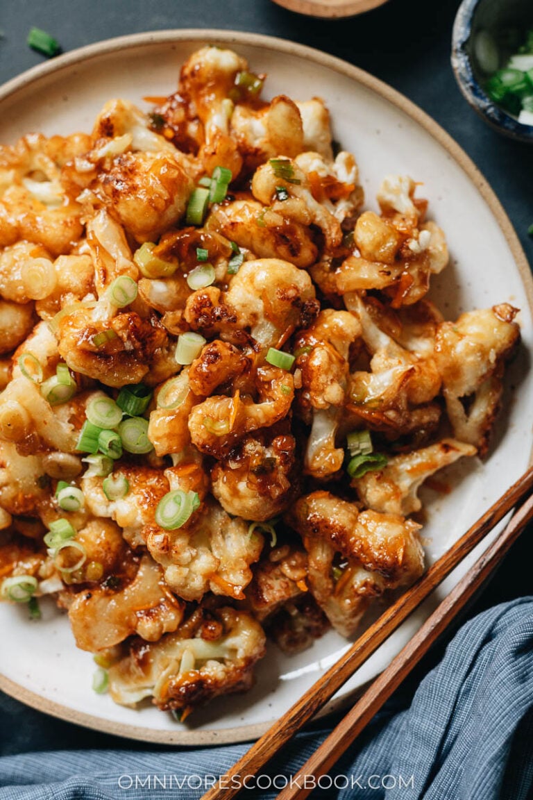 Orange Cauliflower Omnivore's Cookbook