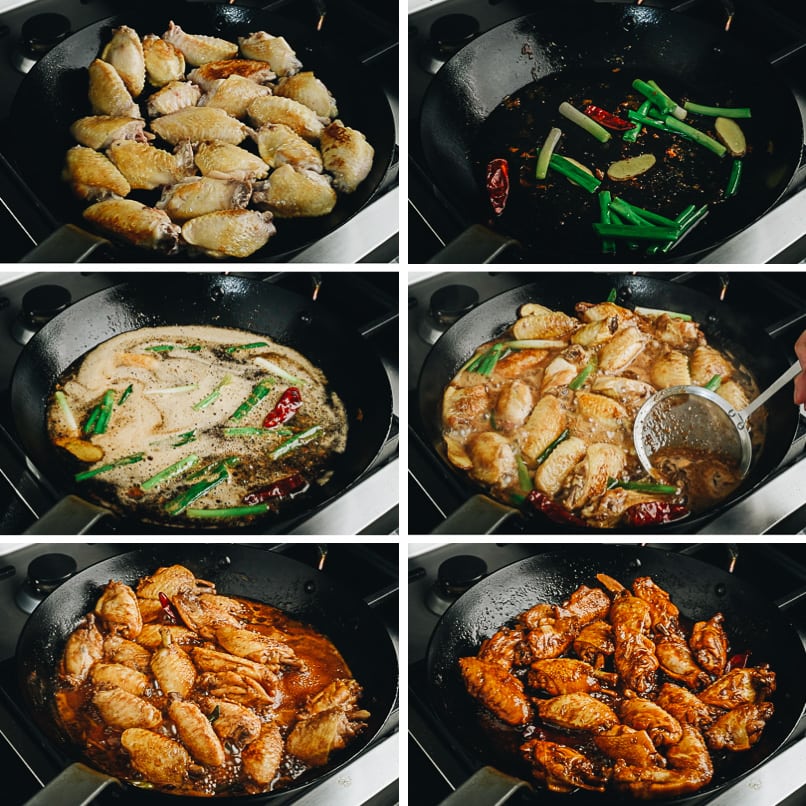 Making Coca-Cola chicken wings step-by-step