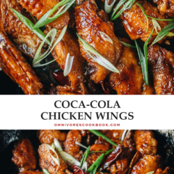 Coca-Cola Chicken wings combine Chinese sauces and Coca-Cola to create savory and sweet glazed BBQ style wings on the stovetop. They are super easy to put together and fun to eat - perfect for a weekday dinner or meal prep for the week. {Gluten-Free Adaptable}