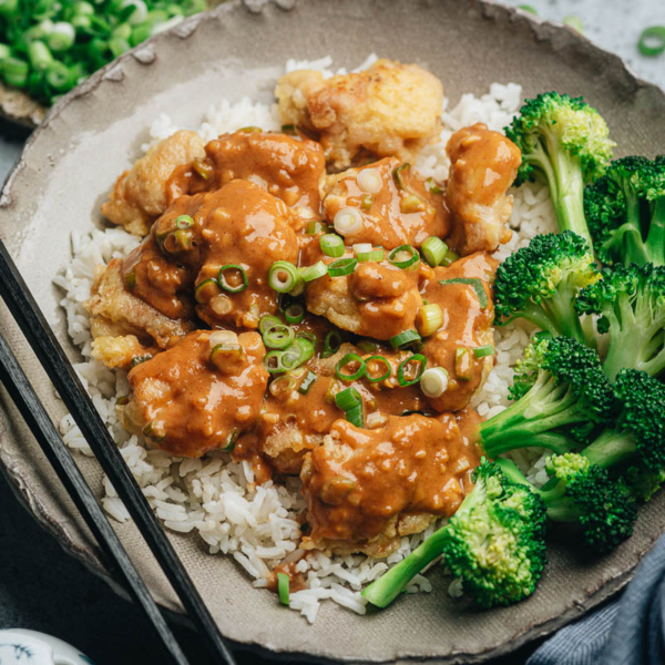 Crispy Peanut Butter Chicken - Omnivore's Cookbook