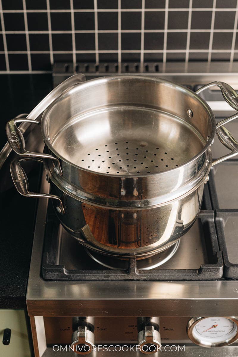 Stainless steel steamer