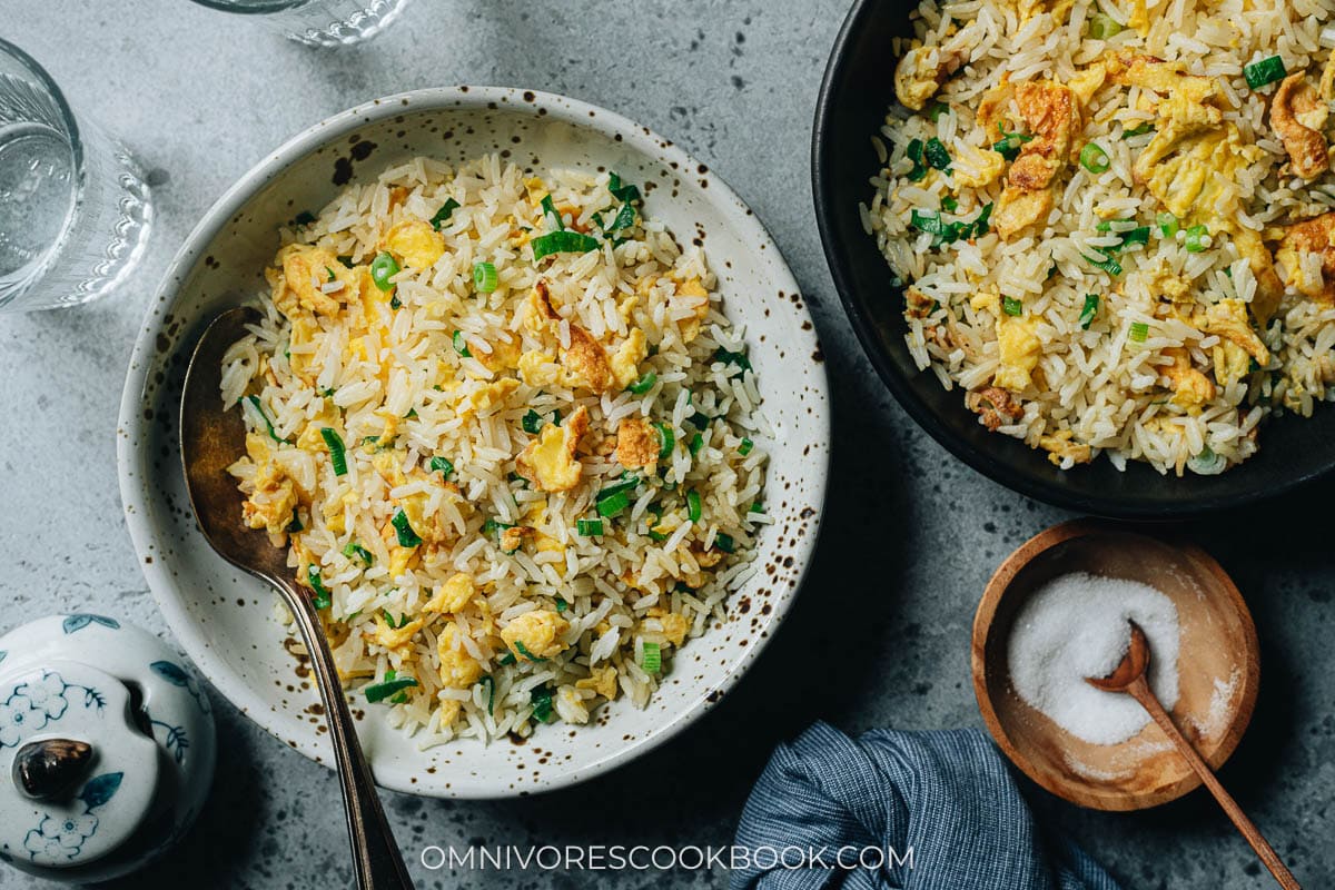 Egg fried rice (蛋炒饭)