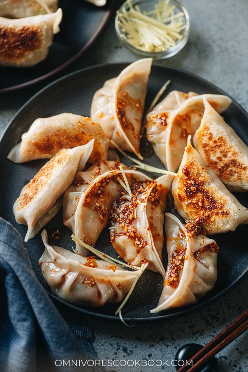 Chinese Chicken Dumplings (鸡肉饺子) - Omnivore's Cookbook