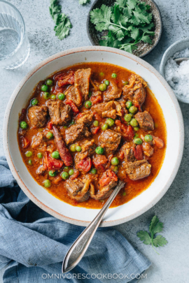 Instant Pot Curry Beef Stew - Omnivore's Cookbook