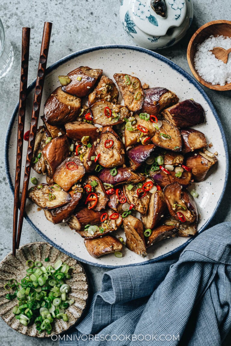 Air Fryer Chinese Eggplant Omnivore's Cookbook