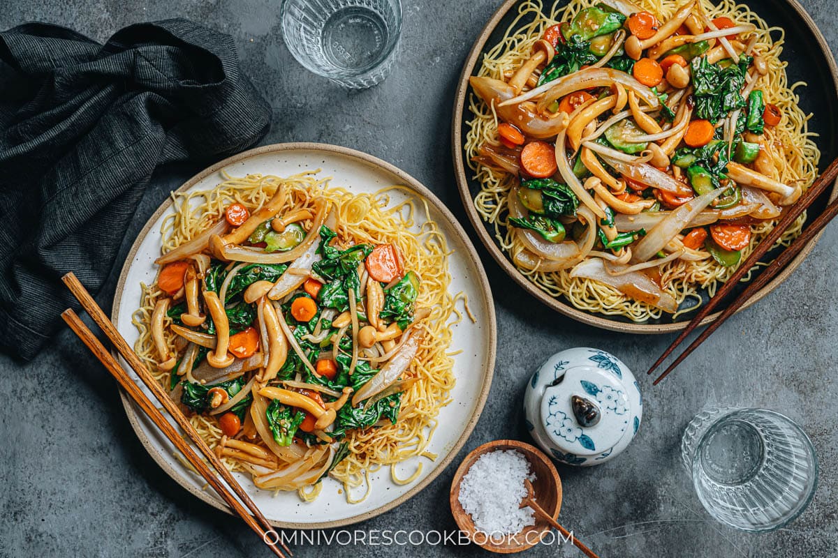 Vegetable Pan Fried Noodles