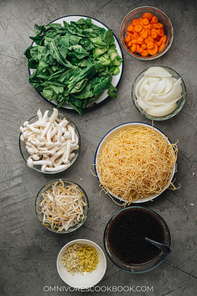 Vegetable Pan Fried Noodles Omnivore's Cookbook