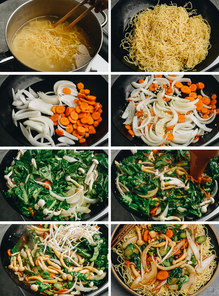 Vegetable Pan Fried Noodles Omnivores Cookbook