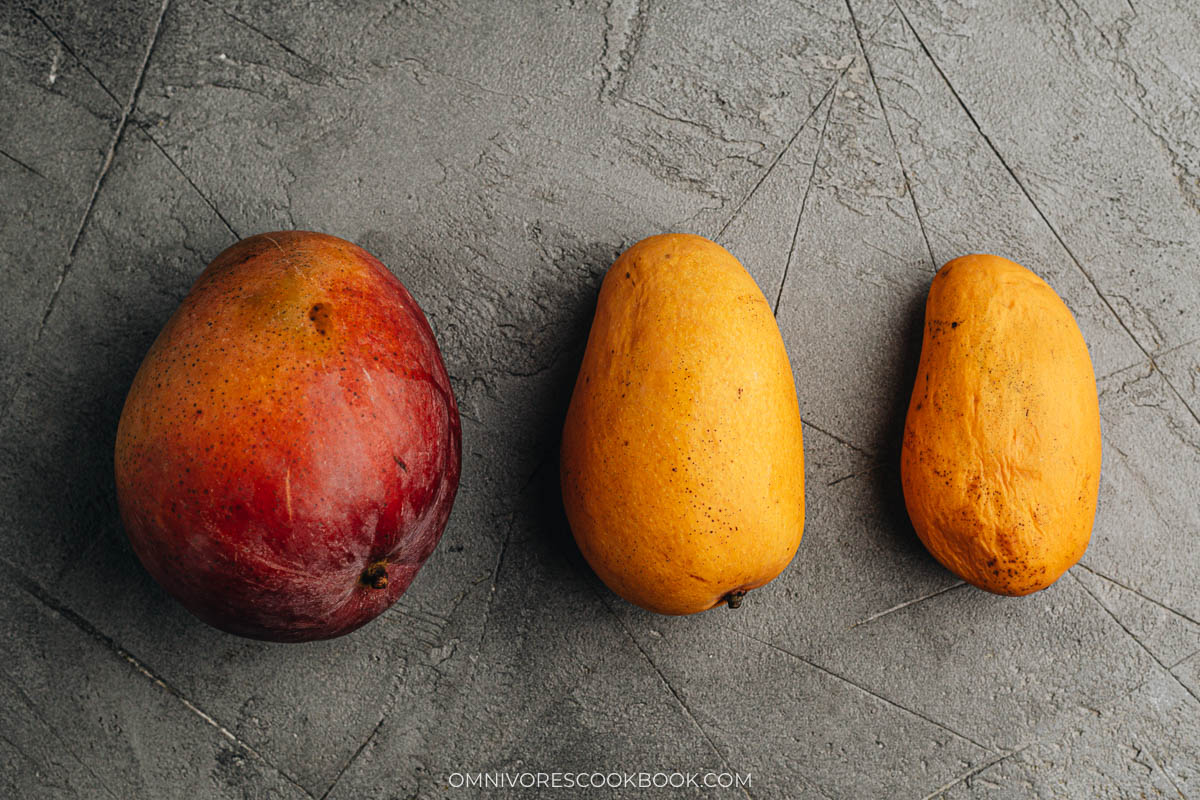 Different type of mangoes