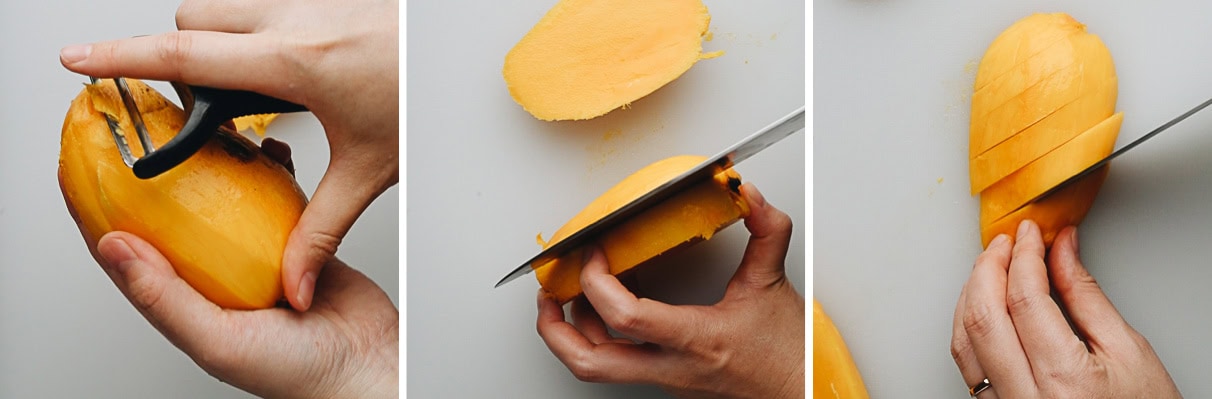 How to slice mango