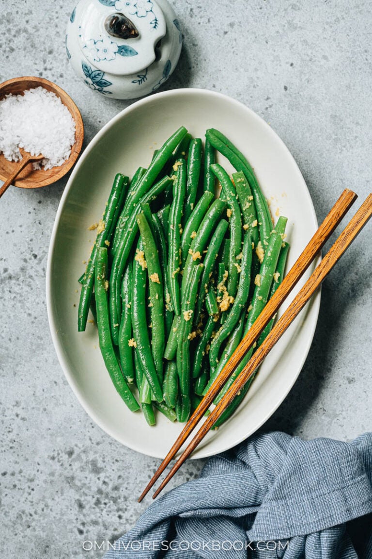 Ginger Green Beans (姜汁豆角) Omnivore's Cookbook