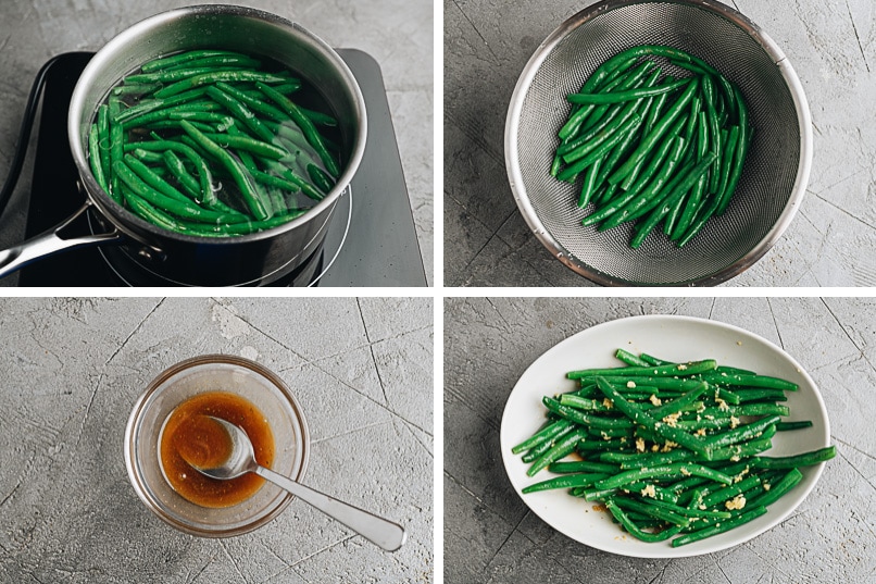 How to make ginger green beans step-by-step