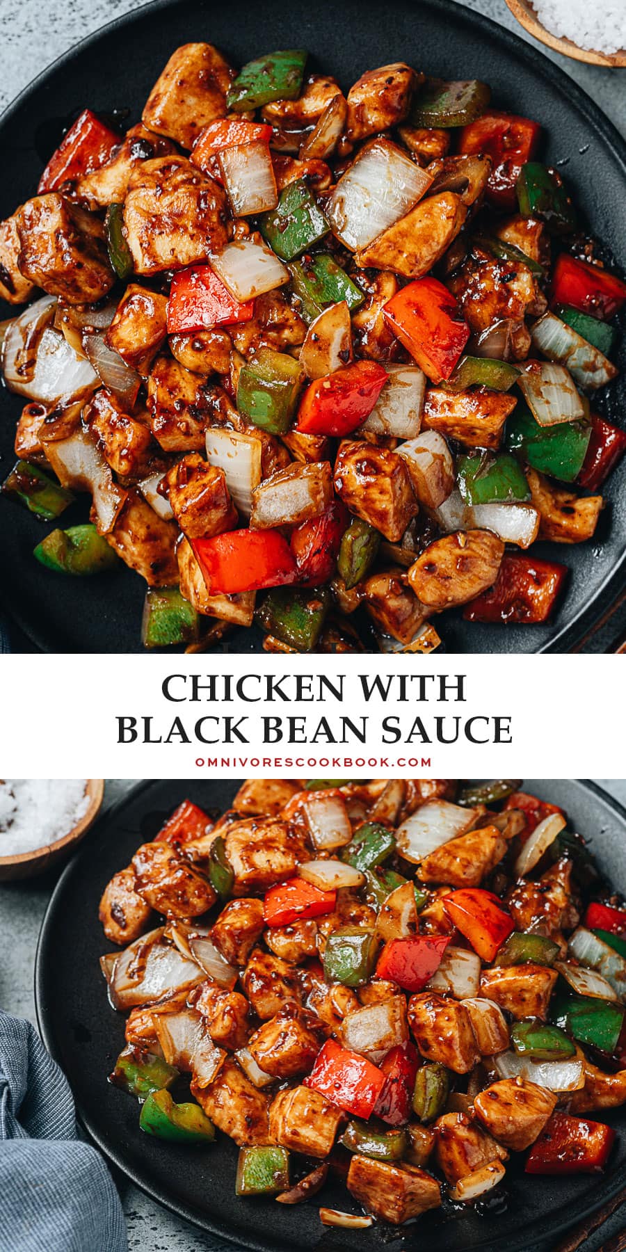 Chicken with Black Bean Sauce (豉汁爆鸡球) - Omnivore's Cookbook