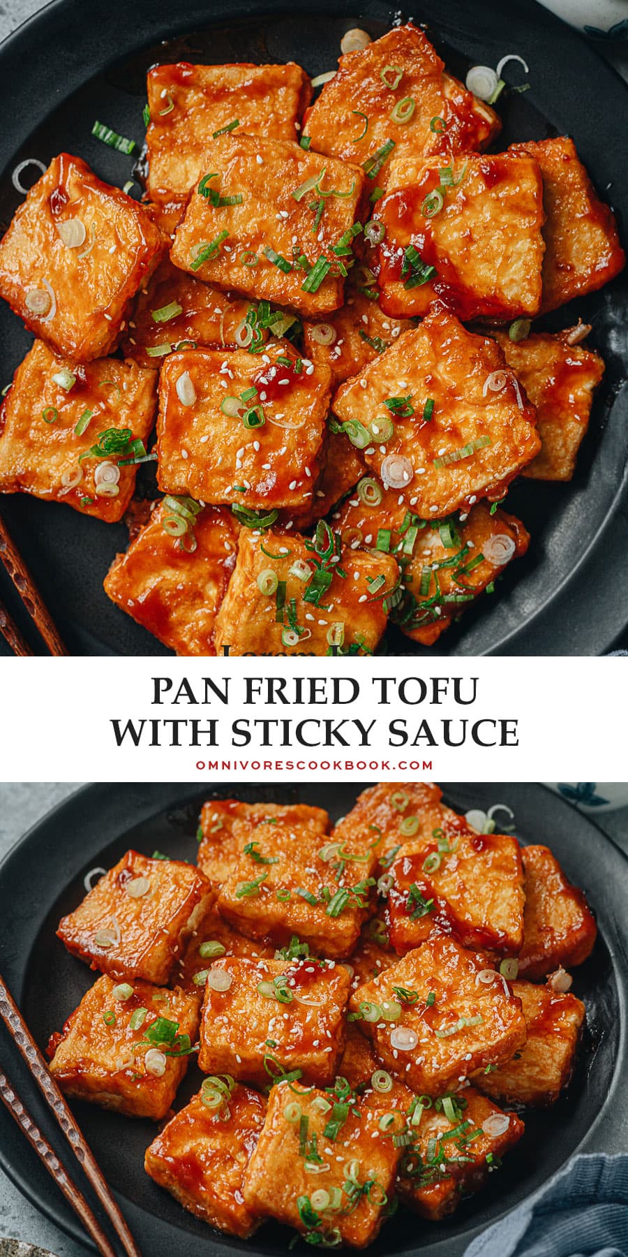 Pan Fried Tofu (脆皮豆腐) - Omnivore's Cookbook