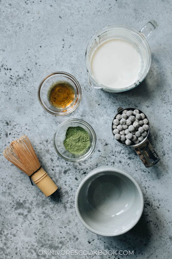 Matcha Boba Tea - Omnivore's Cookbook