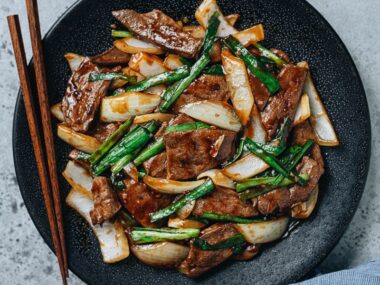 Homemade pork liver stir fry