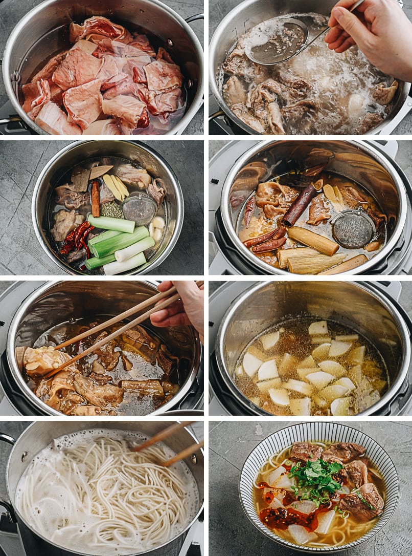 How to make Lanzhou Beef Noodle Soup step by step