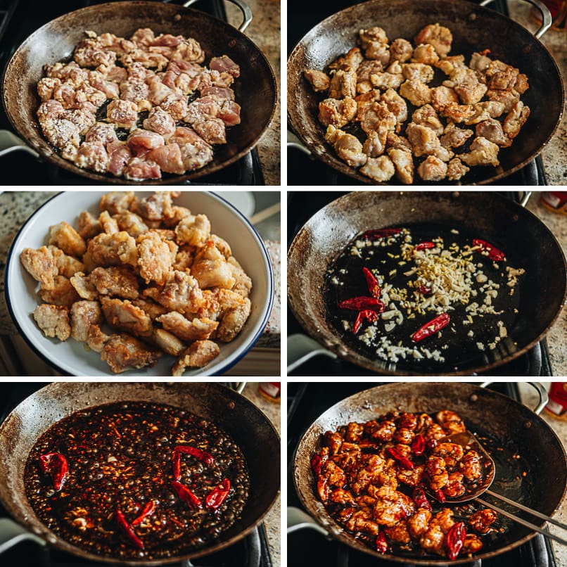 General Tso’s Chicken cooking step-by-step
