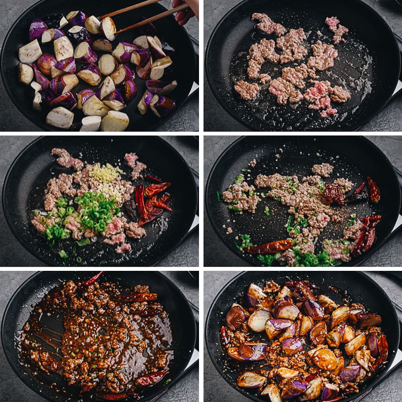 How to make yu xiang eggplant step-by-step