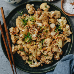 Crispy on the outside with a tender roasted texture, air fryer cauliflower makes it easier than ever to eat more veggies. Plus, this flavorful creation can be on your table in a fraction of the time as oven-roasting! {Vegan, Gluten-Free Adaptable}