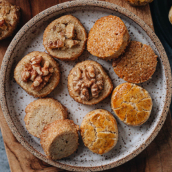 Celebrate Chinese New Year with these walnut cookies that have a crispy and crumbly texture and heavenly walnut aroma. They also go perfect with tea and can be enjoyed any time of the day. {Vegetarian}