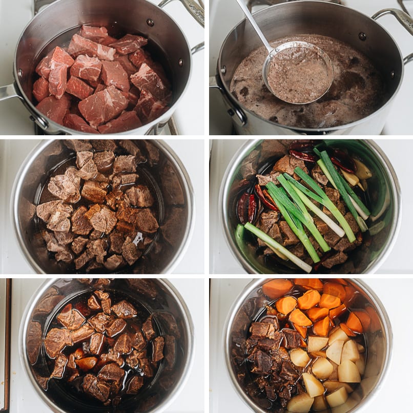 How to make Chinese beef stew step-by-step