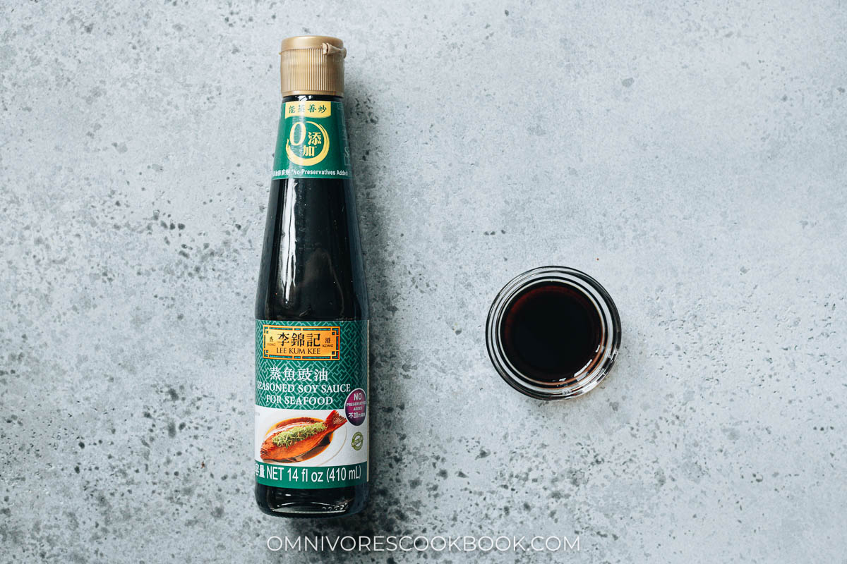 Seasoned soy sauce for seafood
