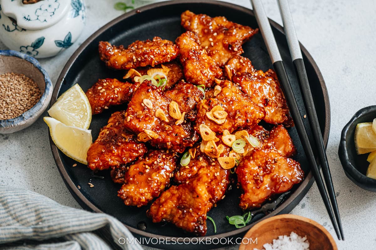Honey Garlic Pork Chops Omnivore's Cookbook My Blog