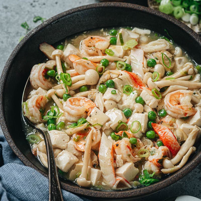 Seafood Tofu Stew - Omnivore's Cookbook
