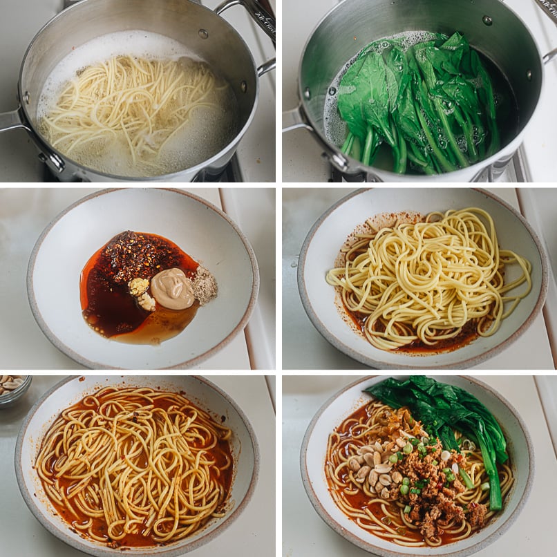 How to assemble Chongqing noodles