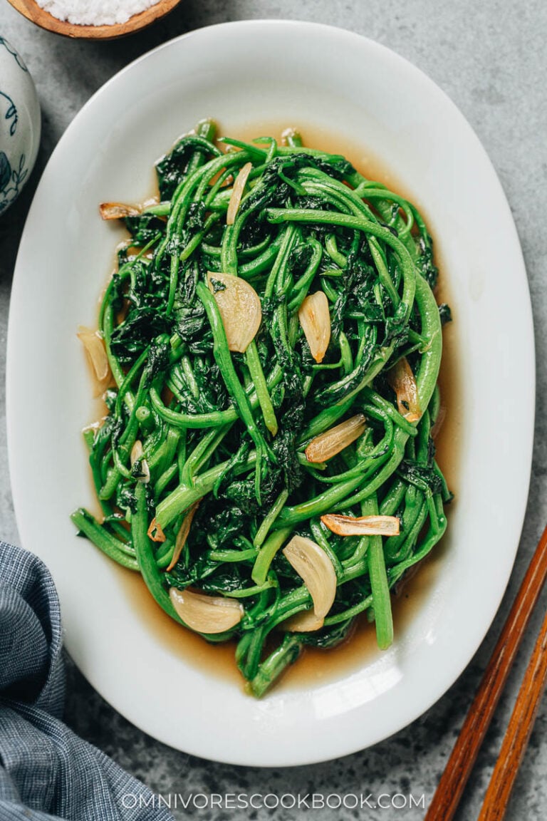 Watercress Stir Fry (炒西洋菜) Omnivore's Cookbook