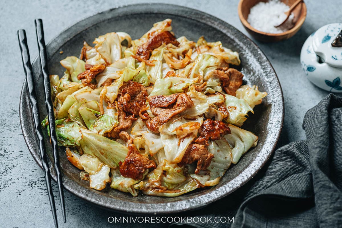 Pork And Cabbage Stir Fry - Omnivore's Cookbook