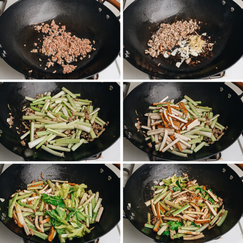 Dried Tofu and Celery Stir Fry (西芹炒香干) - Omnivore's Cookbook