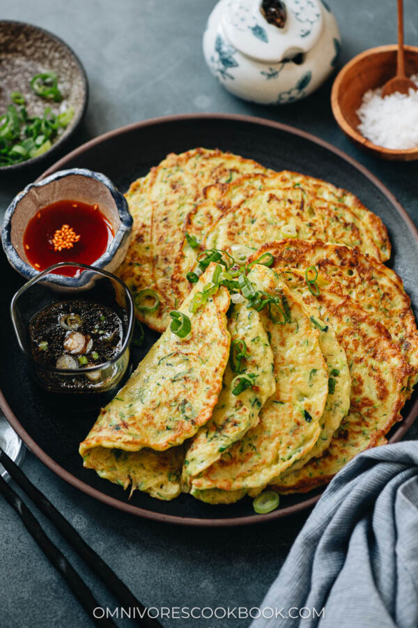 Chinese Zucchini Pancakes (糊塌子) - Omnivore's Cookbook